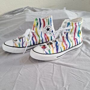 Converse Multicolor Striped High-Tops